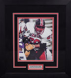 GABE RIVERA SIGNED TEXAS TECH RED RAIDERS 8x10 FRAMED PHOTO W/ SENOR SACK