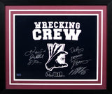 VON MILLER & DAT NGUYEN SIGNED TEXAS A&M AGGIES WRECKING CREW 16x20 FRAMED PHOTO