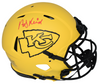 ANDY REID SIGNED KANSAS CITY CHIEFS RAVE AUTHENTIC SPEED HELMET BECKETT