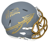 CHARLIE WARD SIGNED FLORIDA STATE SEMINOLES SLATE SPEED MINI HELMET BECKETT