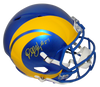 DARRELL HENDERSON JR SIGNED LOS ANGELES RAMS 2020 FULL SIZE SPEED HELMET BECKETT