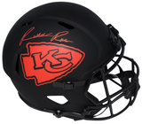 RASHEE RICE SIGNED KANSAS CITY CHIEFS ECLIPSE FULL SIZE SPEED HELMET BECKETT