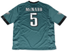 DONOVAN McNABB SIGNED PHILADELPHIA EAGLES #5 GREEN NIKE JERSEY BECKETT