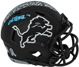 AMON-RA ST BROWN SIGNED DETROIT LIONS SALUTE TO SERVICE 5 MINI HELMET BECKETT