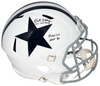 BOB LILLY SIGNED DALLAS COWBOYS FULL SIZE SPEED HELMET W/ MR COWBOY & HOF 80