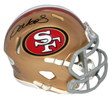 DEEBO SAMUEL AUTOGRAPHED SIGNED SAN FRANCISCO 49ERS SPEED MINI HELMET BECKETT