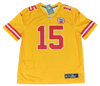 PATRICK MAHOMES SIGNED KANSAS CITY CHIEFS #15 NIKE INVERTED COLORS JERSEY BAS