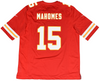 PATRICK MAHOMES SIGNED KANSAS CITY CHIEFS RED NIKE SUPER BOWL LVIII JERSEY BAS