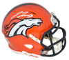 JERRY JEUDY AUTOGRAPHED DENVER BRONCOS FLASH SPEED MINI HELMET BECKETT