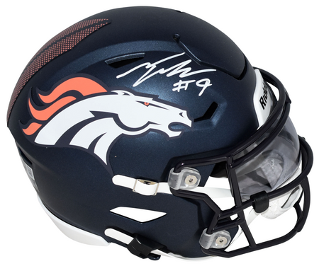 JOHN ELWAY AUTOGRAPHED DENVER BRONCOS SPEEDFLEX MIDI HELMET BECKETT