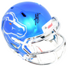 ASHTON JEANTY AUTOGRAPHED BOISE STATE BRONCOS BLUE SPEED MINI HELMET BECKETT