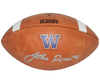JOHN ROSS SIGNED AUTOGRAPHED WASHINGTON HUSKIES WILSON NCAA PLAYOFF FOOTBALL JSA