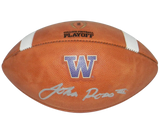 JOHN ROSS SIGNED AUTOGRAPHED WASHINGTON HUSKIES WILSON NCAA PLAYOFF FOOTBALL JSA