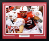 NDAMUKONG SUH AUTOGRAPHED NEBRASKA CORNHUSKERS 16x20 FRAMED PHOTO COA