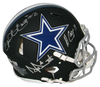 DAK PRESCOTT EZEKIEL ELLIOTT AMARI COOPER SIGNED COWBOYS BLACK AUTHENTIC HELMET