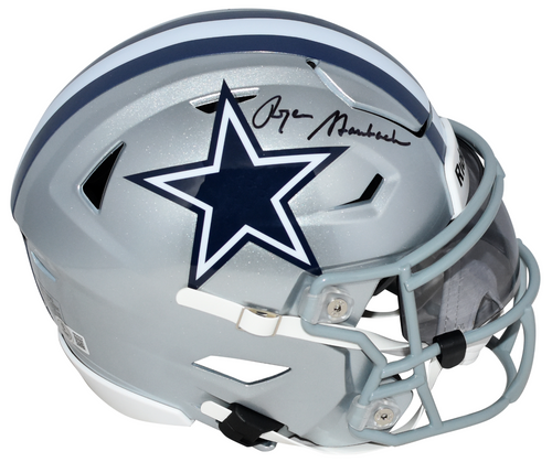 ROGER STAUBACH AUTOGRAPHED DALLAS COWBOYS SPEEDFLEX MIDI HELMET BECKETT