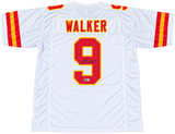 KENNETH WALKER III AUTOGRAPHED KANSAS CITY CHIEFS #9 WHITE JERSEY BECKETT