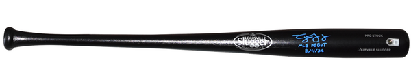 GEORGE LOMBARD JR SIGNED NEW YORK YANKEES LOUISVILLE SLUGGER BAT W/ MLB DEBUT