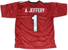 ALSHON JEFFERY SIGNED SOUTH CAROLINA GAMECOCKS #1 GARNET JERSEY BECKETT