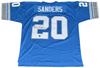 BARRY SANDERS SIGNED DETROIT LIONS #20 THROWBACK MITCHELL & NESS JERSEY BECKETT
