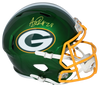 AJ DILLON SIGNED GREEN BAY PACKERS FULL SIZE SPEED FLASH HELMET BECKETT