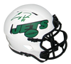 COREY DAVIS AUTOGRAPHED SIGNED NEW YORK JETS LUNAR SPEED MINI HELMET BECKETT