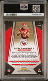 PATRICK MAHOMES SIGNED 2017 PANINI PRIZM ROOKIE #269 RC PSA 8 AUTO 10