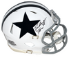 DREW PEARSON SIGNED DALLAS COWBOYS WHITE SPEED MINI HELMET W/ HOF 21