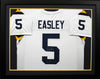 KENNY EASLEY AUTOGRAPHED UCLA BRUINS #5 FRAMED JERSEY W/ 3X ALL-AMERICAN