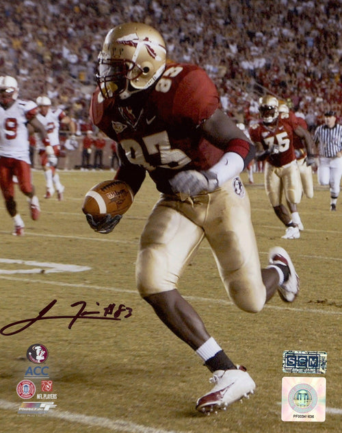 LAWRENCE TIMMONS AUTOGRAPHED FLORIDA STATE SEMINOLES 8x10 PHOTO COA