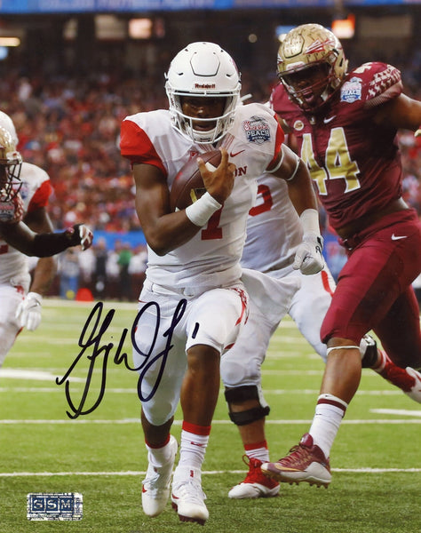 GREG WARD JR AUTOGRAPHED SIGNED HOUSTON COUGARS 8x10 PHOTO COA