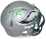 MAKAI LEMON SIGNED PHILADELPHIA EAGLES BLAZE SPEED MINI HELMET BECKETT