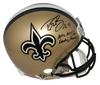 DREW BREES SIGNED NEW ORLEANS SAINTS AUTHENTIC PROLINE HELMET W/ ALL-TIME PASSER