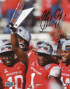GREG WARD JR AUTOGRAPHED SIGNED HOUSTON COUGARS 8x10 PHOTO COA