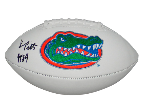 KYLE PITTS AUTOGRAPHED SIGNED FLORIDA GATORS LOGO FOOTBALL BECKETT