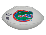 KYLE PITTS AUTOGRAPHED SIGNED FLORIDA GATORS LOGO FOOTBALL BECKETT