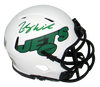 ZACH WILSON AUTOGRAPHED SIGNED NEW YORK JETS LUNAR SPEED MINI HELMET BECKETT