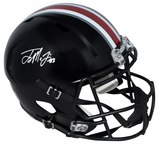 TERRY McLAURIN SIGNED OHIO STATE BUCKEYES BLACK FULL SIZE SPEED HELMET BECKETT