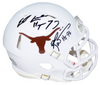 EARL CAMPBELL & RICKY WILLIAMS SIGNED TEXAS LONGHORNS SPEED MINI HELMET BECKETT