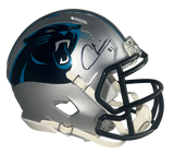 JEREMY CHINN AUTOGRAPHED CAROLINA PANTHERS SPEED MINI HELMET BECKETT