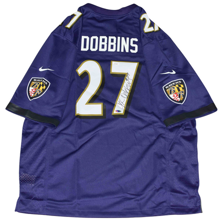 DERRICK HENRY AUTOGRAPHED BALTIMORE RAVENS #22 PURPLE NIKE JERSEY BECKETT