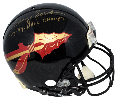 ERIC DICKERSON SIGNED SMU MUSTANGS RED CHROME AUTHENTIC HELMET W/ PONY EXPRESS