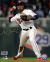 JORGE POLANCO SIGNED AUTOGRAPHED MINNESOTA TWINS 8x10 PHOTO COA