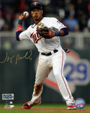 JORGE POLANCO SIGNED AUTOGRAPHED MINNESOTA TWINS 8x10 PHOTO COA