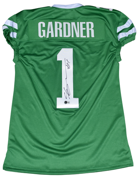 AHMAD SAUCE GARDNER SIGNED NEW YORK JETS ECLIPSE AUTHENTIC HELMET W/ 2022 DROY