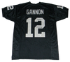 RICH GANNON SIGNED OAKLAND RAIDERS #12 BLACK JERSEY BECKETT W/ NFL MVP 2002