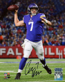 CASE KEENUM AUTOGRAPHED MINNESOTA VIKINGS 8x10 PHOTO COA