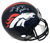 SHANNON SHARPE SIGNED AUTOGRAPHED DENVER BRONCOS FULL SIZE HELMET W/ HOF 11