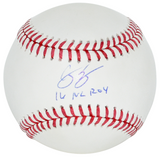 COREY SEAGER SIGNED DODGERS OFFICIAL RAWLINGS MLB BASEBALL W/ 16 NL ROY