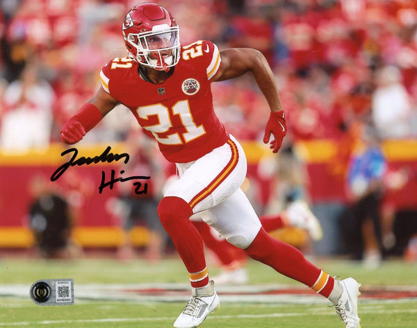 JADEN HICKS AUTOGRAPHED KANSAS CITY CHIEFS 8x10 PHOTO BECKETT